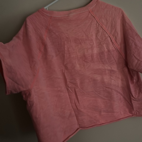 Pink Victoria’s Secret oversized crew neck casual top Sz L - Picture 7 of 12